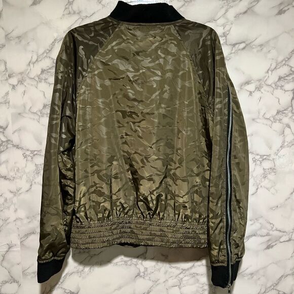 Ashley by 26 International Camo Bomber Jacket with Zip Detail - Picture 10 of 10